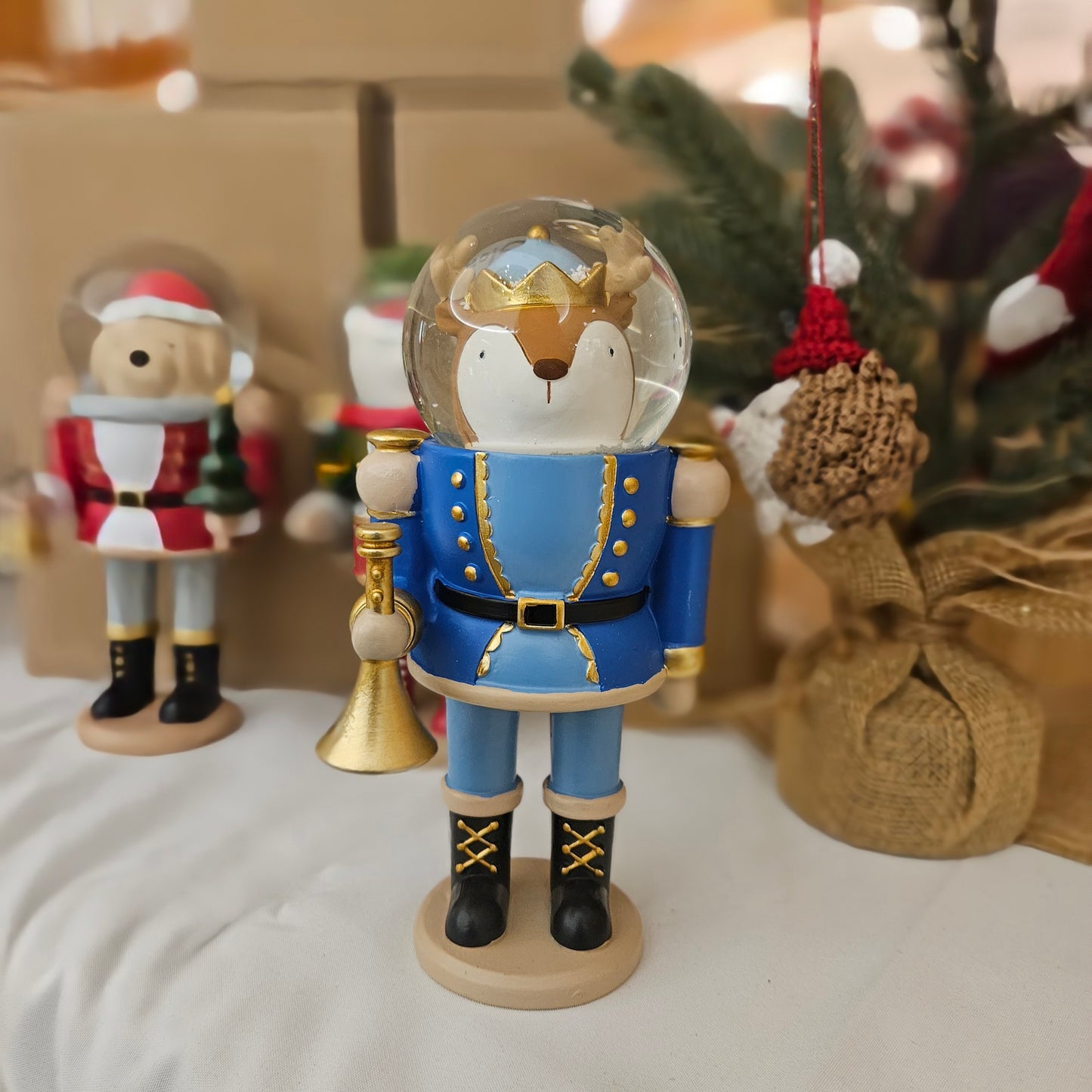 Animal Nutcracker Snowglobe