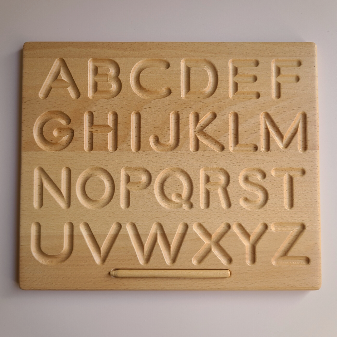 Alphabet Tracing Board – Moose in the Barn