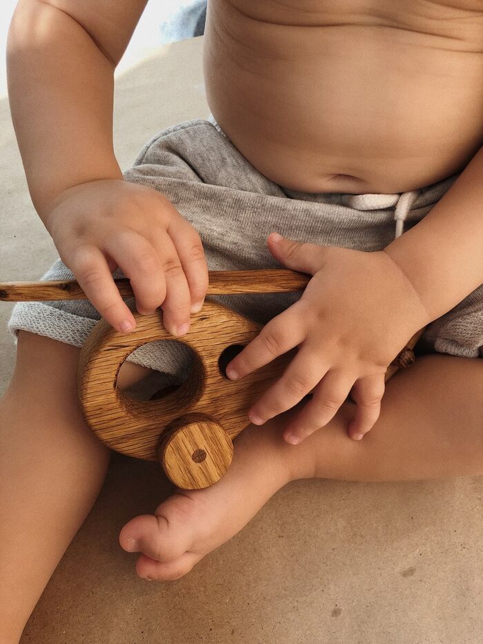 Wooden Helicopter