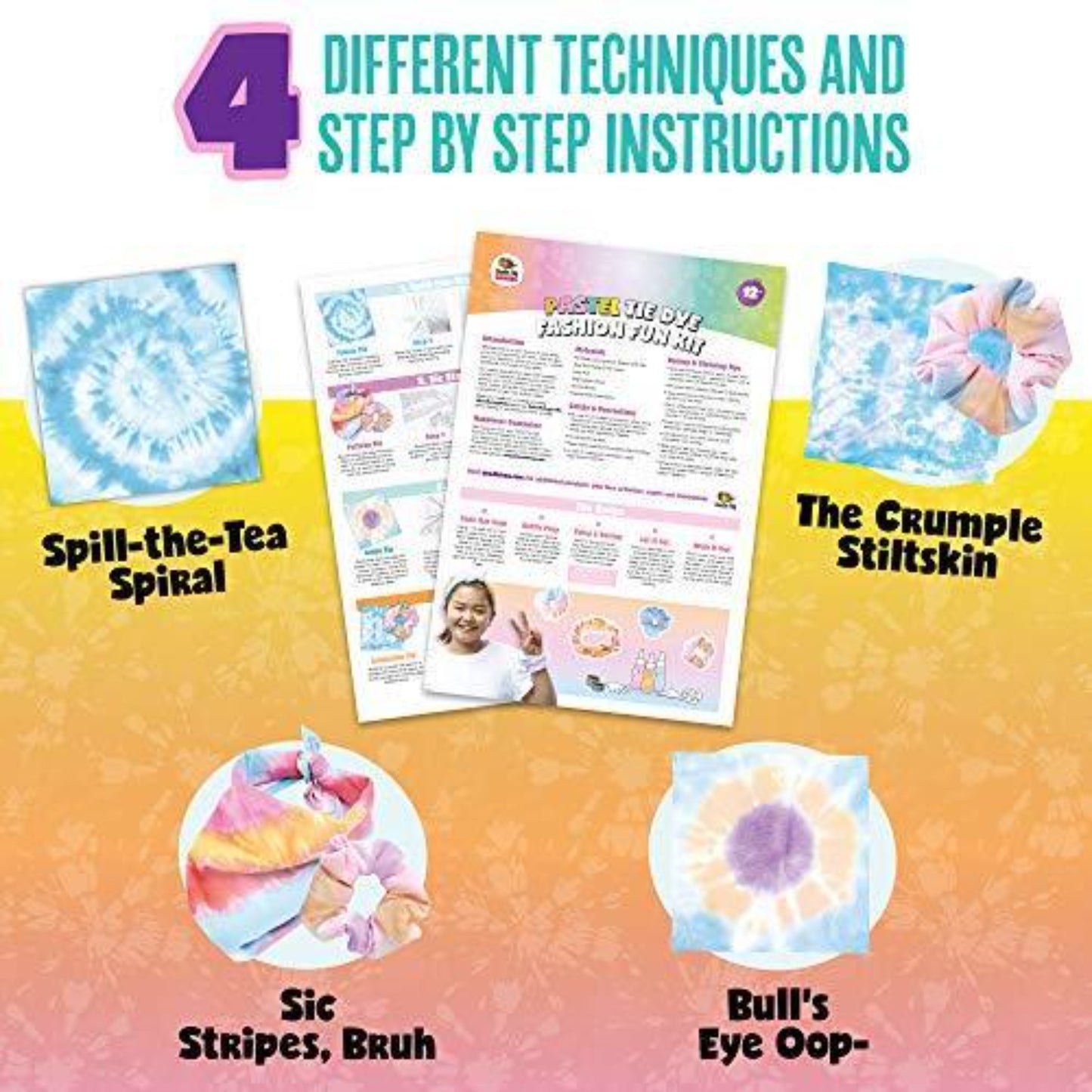 Pastel Tie Dye Fashion Kit