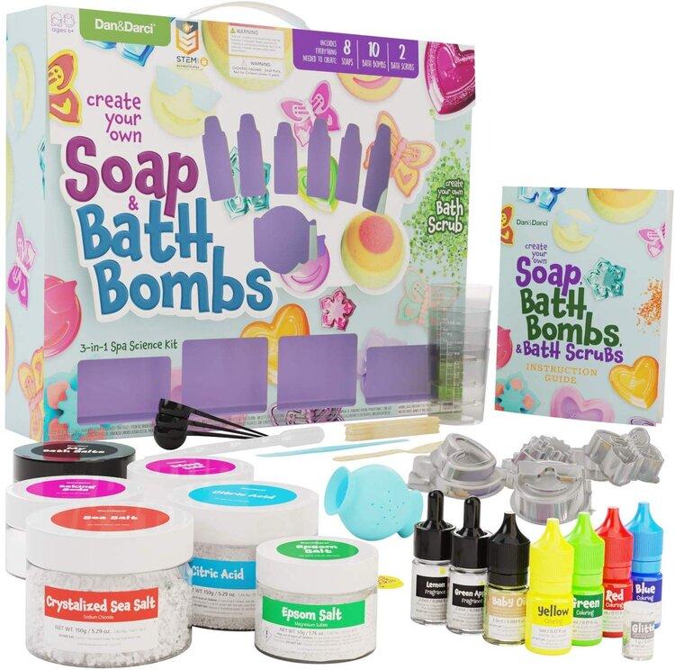 Bath soaps and deals bombs